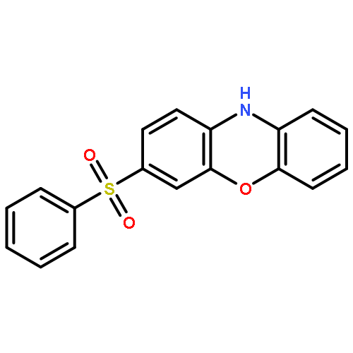 10H-Phenoxazine, 3-(phenylsulfonyl)-