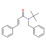 2-Propenamide, N-(1,1-dimethylethyl)-3-phenyl-N-(phenylmethyl)-, (2E)-