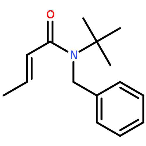 2-BUTENAMIDE, N-(1,1-DIMETHYLETHYL)-N-(PHENYLMETHYL)-, (2E)-