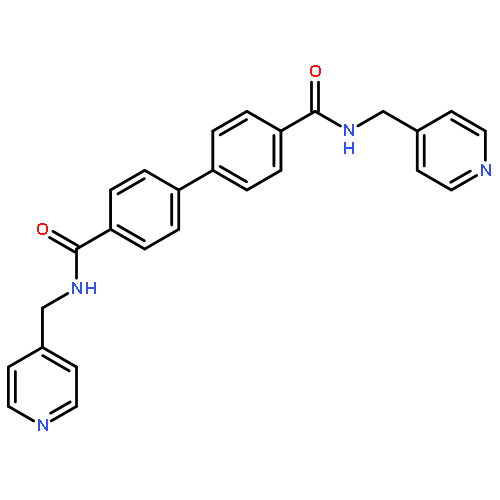 [1,1'-BIPHENYL]-4,4'-DICARBOXAMIDE, N,N'-BIS(4-PYRIDINYLMETHYL)-