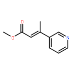 2-Butenoic acid, 3-(3-pyridinyl)-, methyl ester, (2E)-