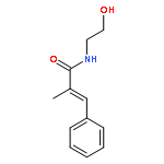 2-Propenamide, N-(2-hydroxyethyl)-2-methyl-3-phenyl-, (2E)-