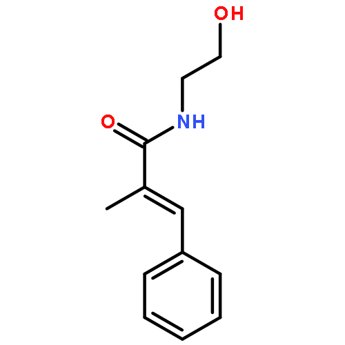 2-Propenamide, N-(2-hydroxyethyl)-2-methyl-3-phenyl-, (2E)-