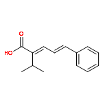 2,4-PENTADIENOIC ACID, 2-(1-METHYLETHYL)-5-PHENYL-, (2E,4E)-