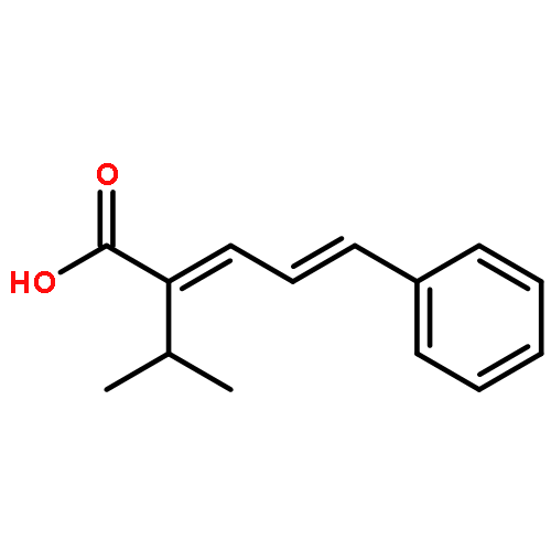 2,4-PENTADIENOIC ACID, 2-(1-METHYLETHYL)-5-PHENYL-, (2E,4E)-