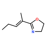 OXAZOLE, 4,5-DIHYDRO-2-[(1E)-1-METHYL-1-BUTENYL]-