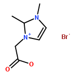 1H-Imidazolium, 1-(carboxymethyl)-2,3-dimethyl-, bromide