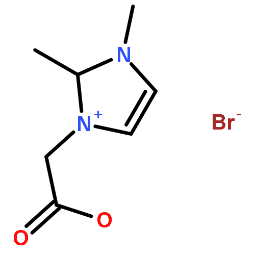 1H-Imidazolium, 1-(carboxymethyl)-2,3-dimethyl-, bromide