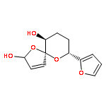 1,6-DIOXASPIRO[4.5]DEC-3-ENE-2,10-DIOL, 7-(2-FURANYL)-, (5S,7R,10S)-