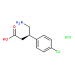 Benzenepropanoicacid, b-(aminomethyl)-4-chloro-, hydrochloride(1:1), (bR)-