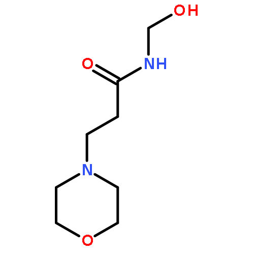 4-MORPHOLINEPROPANAMIDE, N-(HYDROXYMETHYL)-