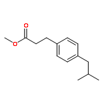 Benzenepropanoic acid, 4-(2-methylpropyl)-, methyl ester