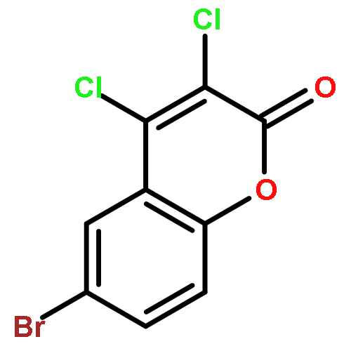 2H-1-Benzopyran-2-one, 6-bromo-3,4-dichloro-