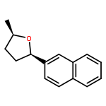 Furan, tetrahydro-2-methyl-5-(2-naphthalenyl)-, (2R,5R)-rel-