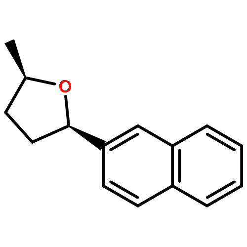 Furan, tetrahydro-2-methyl-5-(2-naphthalenyl)-, (2R,5R)-rel-