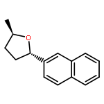 Furan, tetrahydro-2-methyl-5-(2-naphthalenyl)-, (2R,5S)-rel-