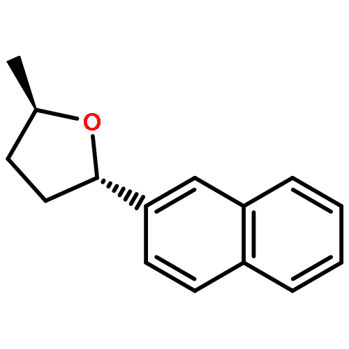 Furan, tetrahydro-2-methyl-5-(2-naphthalenyl)-, (2R,5S)-rel-