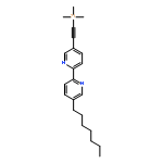 2,2'-Bipyridine, 5-heptyl-5'-[(trimethylsilyl)ethynyl]-