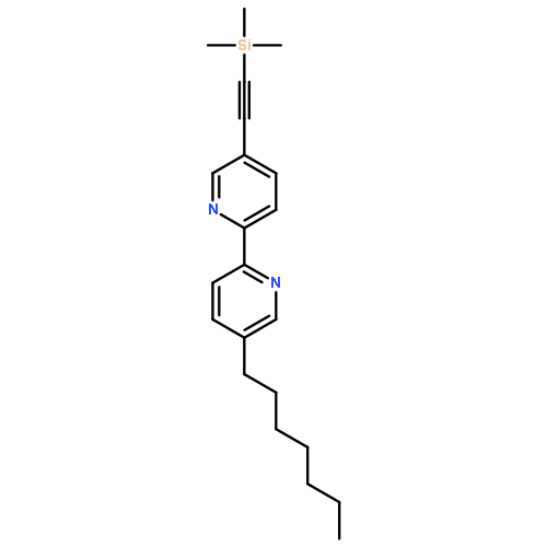 2,2'-Bipyridine, 5-heptyl-5'-[(trimethylsilyl)ethynyl]-