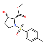 D-Proline, 3-hydroxy-1-[(4-methylphenyl)sulfonyl]-, methyl ester, (3S)-rel-