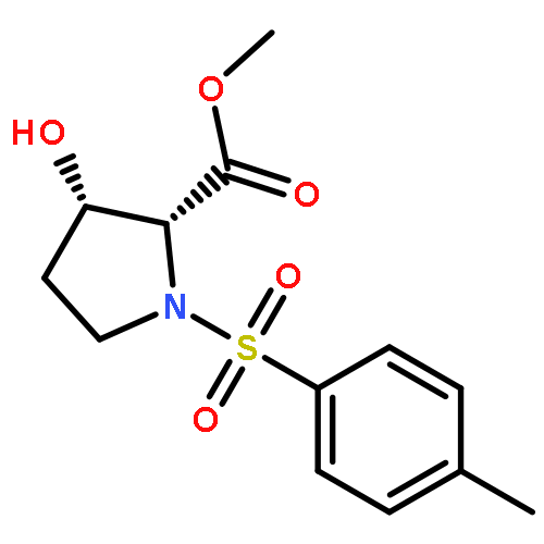 D-Proline, 3-hydroxy-1-[(4-methylphenyl)sulfonyl]-, methyl ester, (3S)-rel-