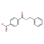 Benzenecarbothioic acid, 4-nitro-, S-(phenylmethyl) ester