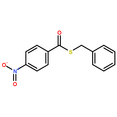 Benzenecarbothioic acid, 4-nitro-, S-(phenylmethyl) ester