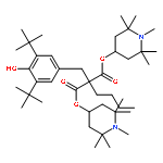 bis(1,2,2,6,6-pentamethyl-4-piperidyl) [[3,5-bis(1,1-dimethylethyl)-4-hydroxyphenyl]methyl]butylmalonate