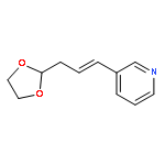 Pyridine, 3-[3-(1,3-dioxolan-2-yl)-1-propenyl]-