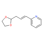 Pyridine, 2-[3-(1,3-dioxolan-2-yl)-1-propenyl]-