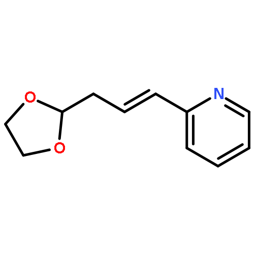 Pyridine, 2-[3-(1,3-dioxolan-2-yl)-1-propenyl]-