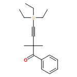 3-Butyn-1-one, 2,2-dimethyl-1-phenyl-4-(triethylsilyl)-