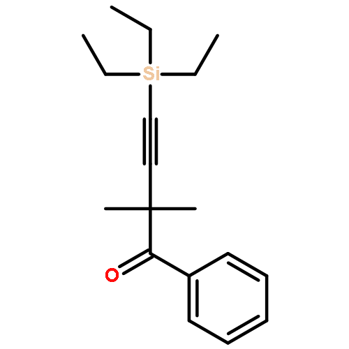 3-Butyn-1-one, 2,2-dimethyl-1-phenyl-4-(triethylsilyl)-