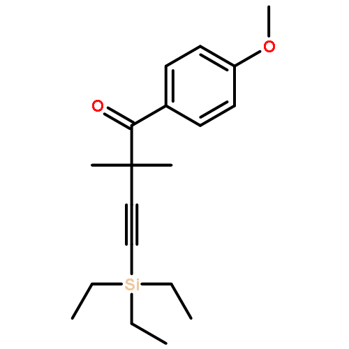 3-Butyn-1-one, 1-(4-methoxyphenyl)-2,2-dimethyl-4-(triethylsilyl)-