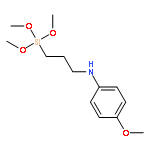 Benzenamine, 4-methoxy-N-[3-(trimethoxysilyl)propyl]-