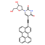 Uridine, 2'-deoxy-5-(3-perylenylethynyl)-