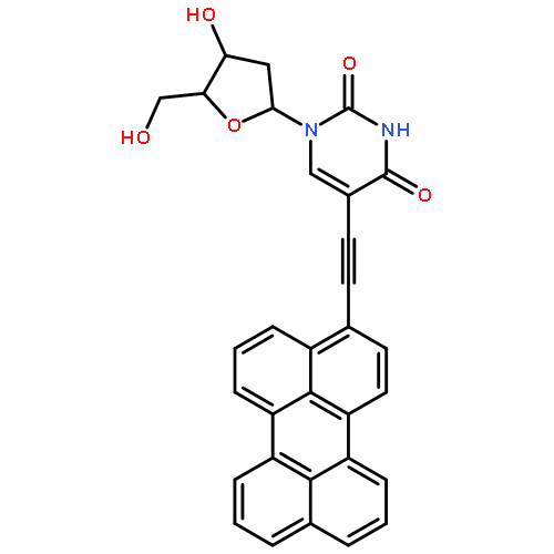 Uridine, 2'-deoxy-5-(3-perylenylethynyl)-