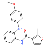 3-Furancarboxamide, N-[2-[(4-methoxyphenyl)amino]phenyl]-2-methyl-