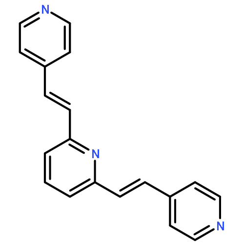 Pyridine, 2,6-bis[(1E)-2-(4-pyridinyl)ethenyl]-