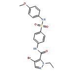 4-bromo-1-ethyl-N-{4-[(4-methoxyphenyl)sulfamoyl]phenyl}-1H-pyrazole-5-carboxamide