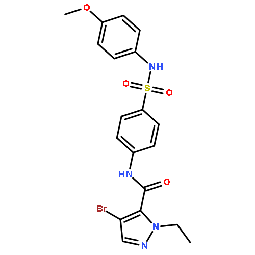 4-bromo-1-ethyl-N-{4-[(4-methoxyphenyl)sulfamoyl]phenyl}-1H-pyrazole-5-carboxamide