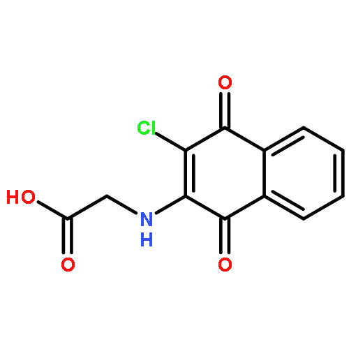 N-(3-chloro-1,4-dioxo-1,4-dihydronaphthalen-2-yl)glycine