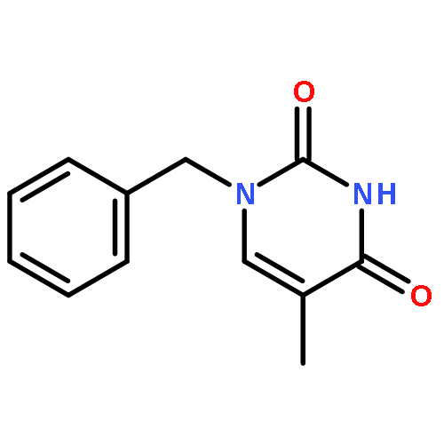 2,4(1H,3H)-Pyrimidinedione,5-methyl-1-(phenylmethyl)-