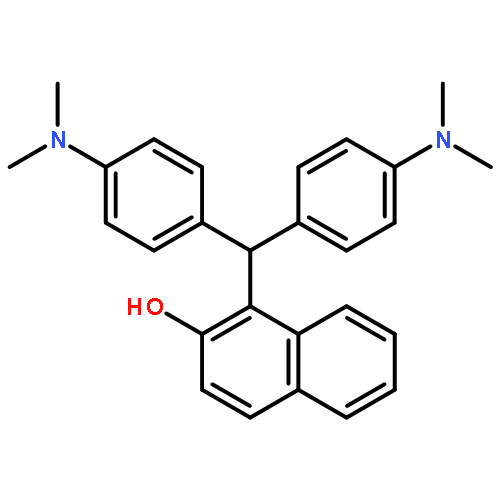 1-[bis[4-(dimethylamino)phenyl]methyl]naphthalen-2-ol