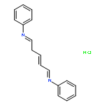 Benzenamine,N,N'-2-pentene-1,5-diylidenebis-, hydrochloride (1:1)