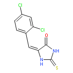 4-Imidazolidinone,5-[(2,4-dichlorophenyl)methylene]-2-thioxo-