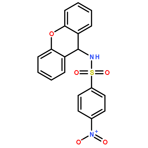 4-nitro-N-(9H-xanthen-9-yl)benzenesulfonamide