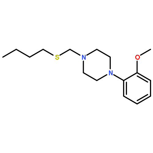 1-[(butylsulfanyl)methyl]-4-(2-methoxyphenyl)piperazine