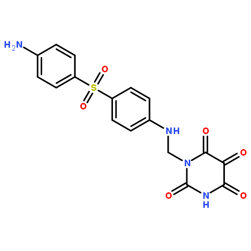 1-[({4-[(4-aminophenyl)sulfonyl]phenyl}amino)methyl]pyrimidine-2,4,5,6(1H,3H)-tetrone