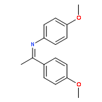 4-methoxy-N-[(1E)-1-(4-methoxyphenyl)ethylidene]aniline